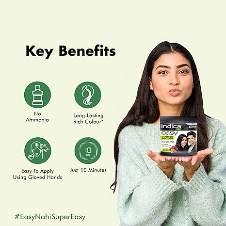 Indica Easy 10 Minutes Hair Color Shampoo