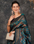 Vasthrlay Banarasi Kanjeevaram Unstitched Beige Saree