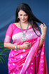 Vasthrlay Silver Banarasi Saree
