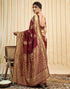 Vasthrlay Womens Banarasi Jacquard Sky Blue Saree