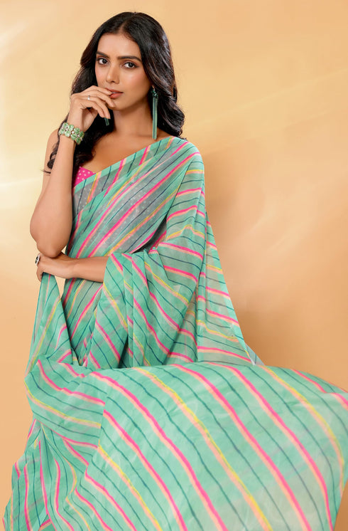 Vasthrlay Georgette Printed Saree