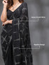 Vasthrlay Siroski Unstitch Black Ethnic Wear