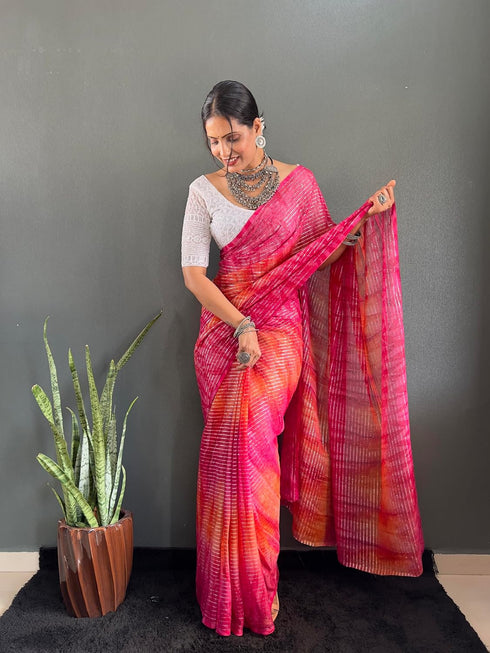 Vasthrlay Chiffon Rimzim Designer Chikankari