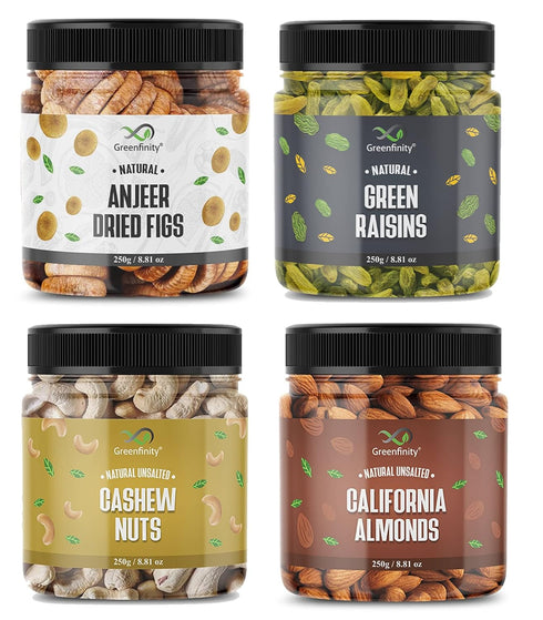 GreenFinity Dry Fruits Combo Pack