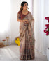 Vasthrlay Handloom Geometric Tassels Saree