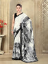Vasthrlay Womens Printed Unstitched Mauve Saree