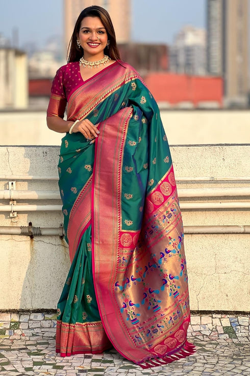 Vasthrlay Paithani Kanjivaram Sarees Ethnic Wear