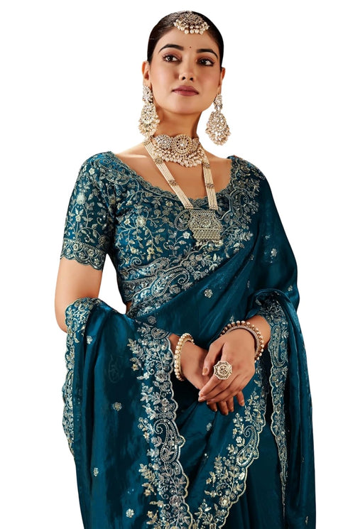 Vasthrlay Embroidered Traditional Embellished Applique Bollywood