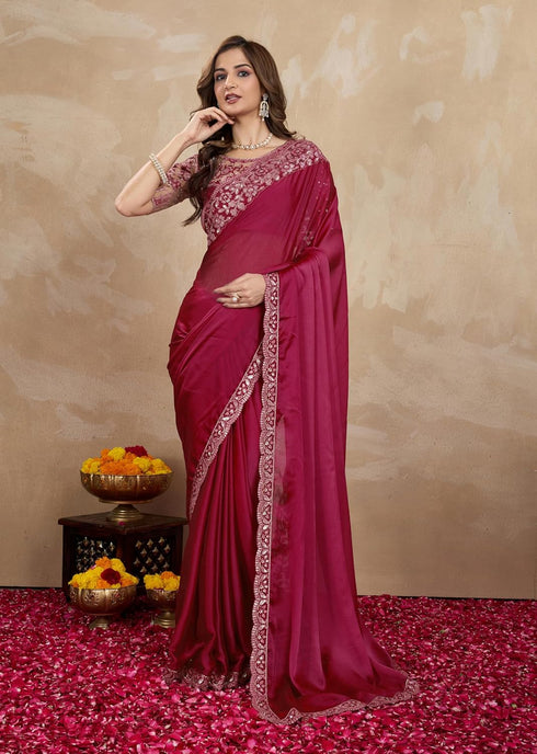 Vasthrlay Embroidered Unstitched Designer Ethnic Wear