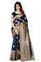 Vasthrlay Royal Blue San Pari Saree