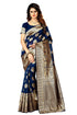 Vasthrlay Royal Blue San Pari Saree
