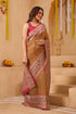 Vasthrlay Pink Unstitched Saree