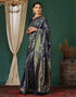 Vasthrlay Maroon Traditional Unstitched Saree