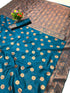 Vasthrlay Banarasi Unstitched Saree