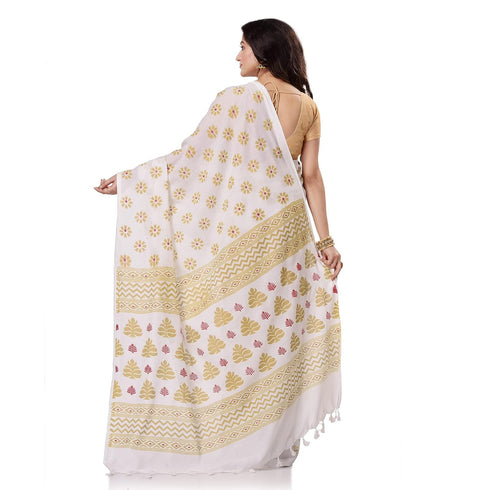 Vasthrlay Bengal Cotton `s Abhrak Handloom