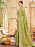 Vasthrlay Womens Banarasi Unstitched Mauve Saree