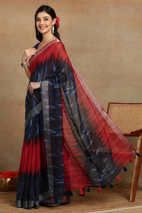 Vasthrlay Fashion Cotton Printed Dusty Ethnic Wear