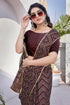 Vasthrlay Fashion Georgette Sequins Navy Ethnic Wear