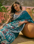 Vasthrlay Womens Printed Unstitched Maroon Saree