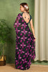 Vasthrlay Fashion Chiffon Printed Red Ethnic Wear