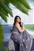 Vasthrlay Fashion Chiffon Printed Parrot Ethnic Wear