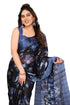Vasthrlay Fashion Chiffon Turquoise Ethnic Wear