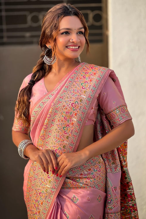 Vasthrlay Kanjivaram Unstitched Blouse Ethnic Wear