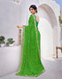 Vasthrlay Georgette Printed Jacquard Material Ethnic Wear