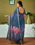 Vasthrlay Womens Cotton Printed Pink Saree