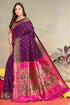 Vasthrlay Women's Cotton Kalamkari Wedding Saree With Blouse Piece