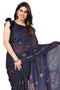 Vasthrlay Fashion Chiffon Printed Dusty Ethnic Wear