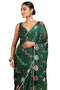 Vasthrlay Fashion Georgette Dark Multicolor Ethnic Wear