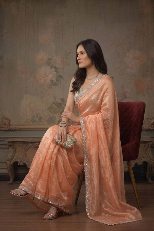 Vasthrlay Embroidery Unstitched Saree
