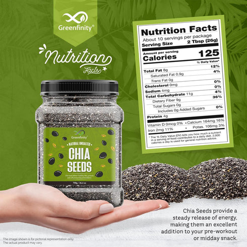 GreenFinity Premium Chia Seeds