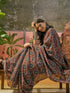 Vasthrlay Georgette Printed Blue Saree