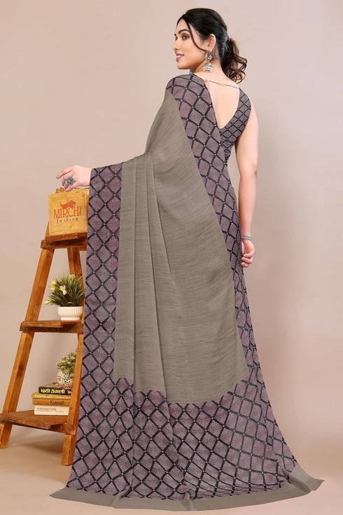 Vasthrlay Fashion Chiffon Printed Ethnic Wear