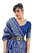 Vasthrlay Women's Kanjivaram Designer Unstitched Saree