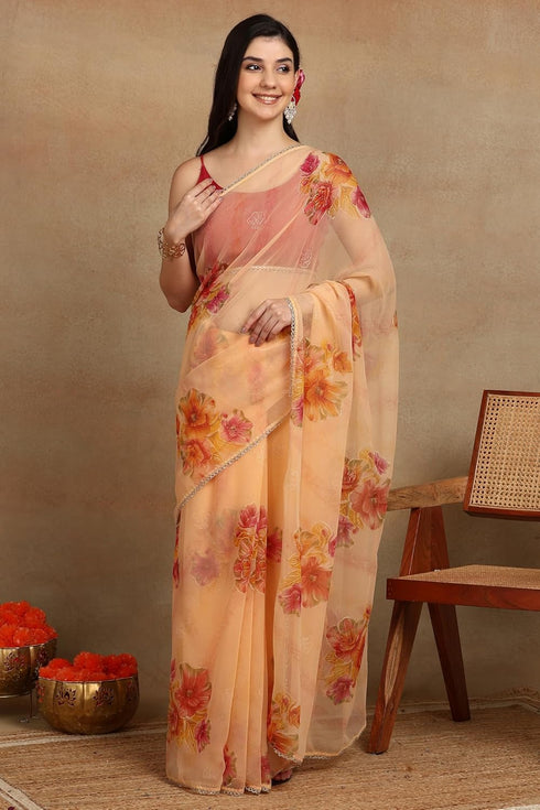 Vasthrlay Fashion Georgette Printed Ethnic Wear