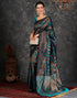 Vasthrlay Banarasi Kanjeevaram Unstitched Beige Saree