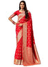 Vasthrlay Banarasi Saree Pure Kanjivaram Style Silk Saree With Blouse Piece for Wedding