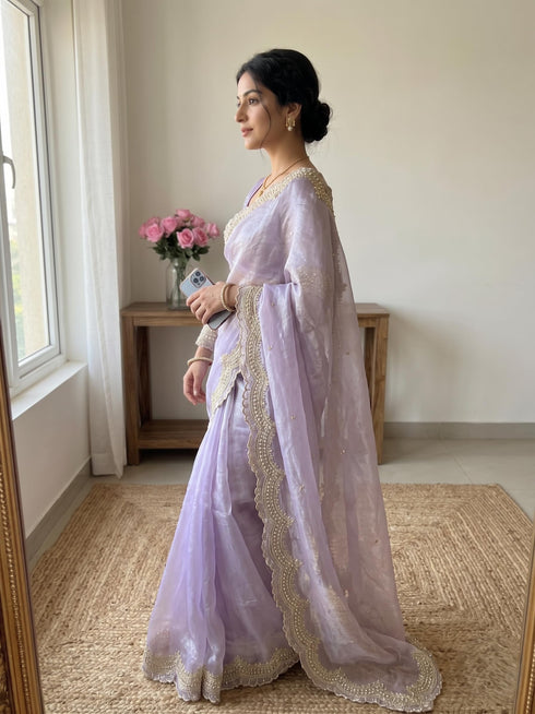Vasthrlay Embroidery Saree