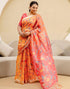 Vasthrlay Womens Printed Unstitched Off White Saree