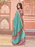 Vasthrlay Womens Printed Unstitched Purple Saree