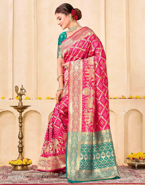 Vasthrlay Womens Weaving Unstitched Light Green Saree