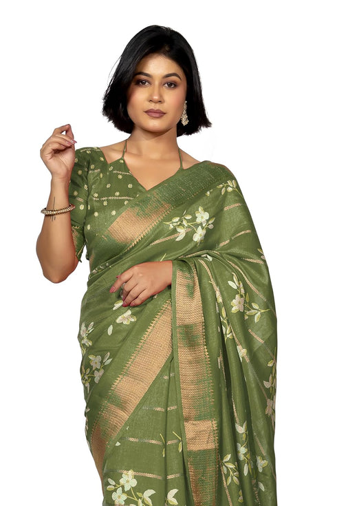 Vasthrlay Fashion Peacock Printed Ethnic Wear