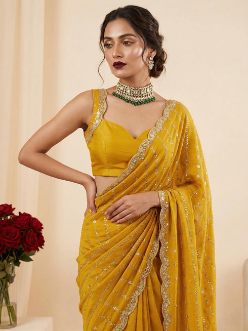 Vasthrlay Embroidery Saree