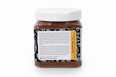 NatureVit Cocoa Powder Natural| Unsweetened| Vegan & Gluten-Free