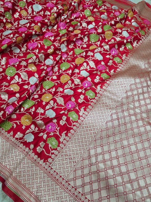 Vasthrlay Banarasi Meenakari Mashru