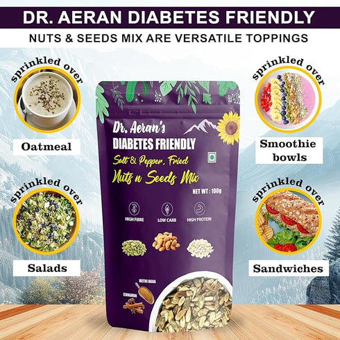 Dr. Aeran’s Diabetes Friendly Nuts & Seeds Mix 100g