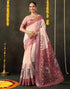 Vasthrlay Special Printed Unstitched Beige Saree